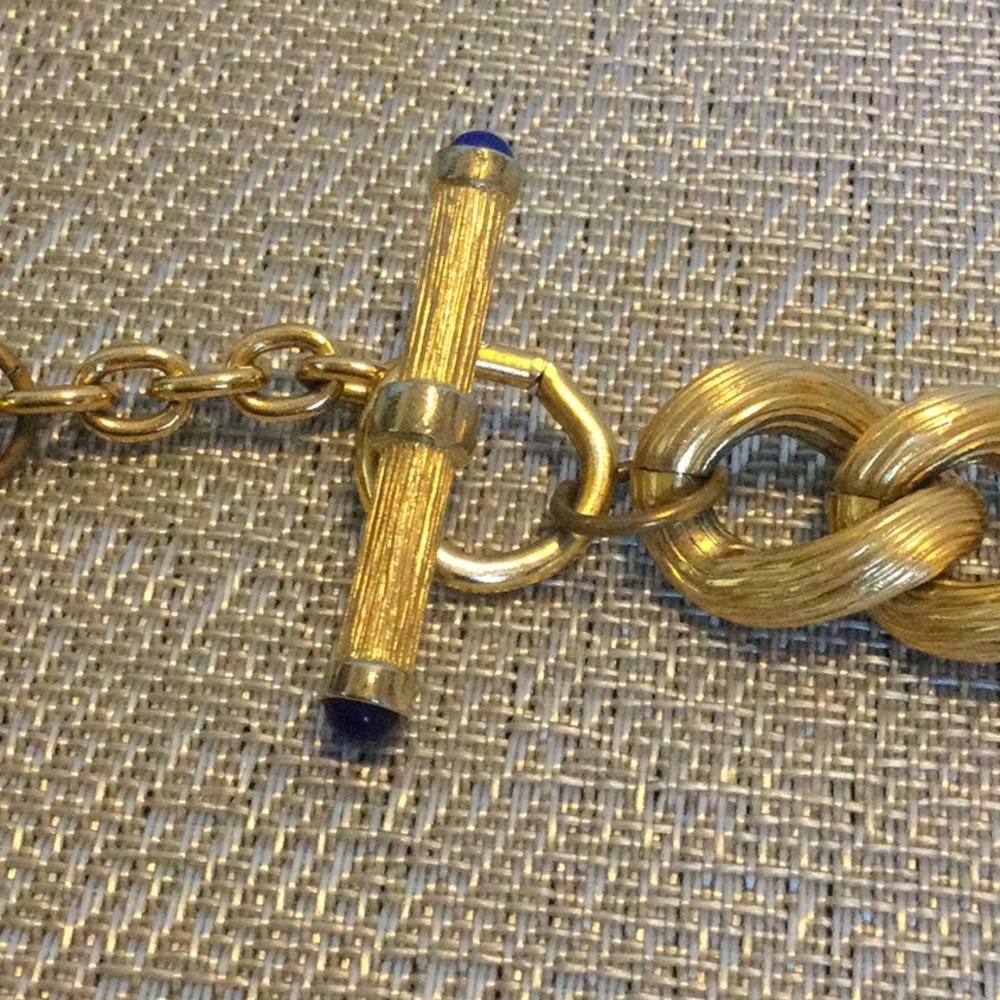 Goldtone Statement Necklace - image 4